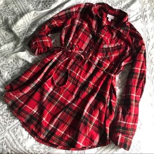 Isabel Maternity Flannel Top
